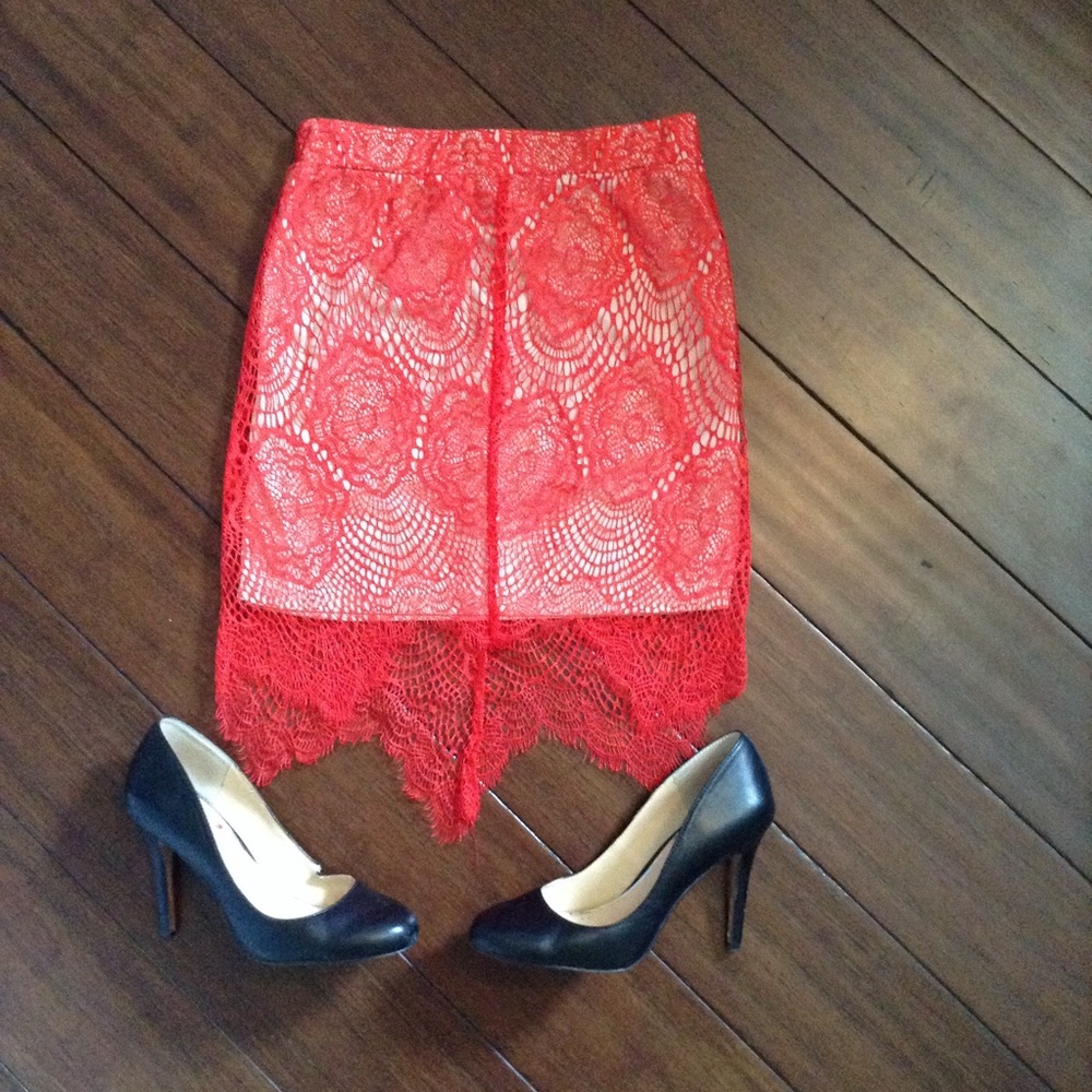 Sexy Red Skirt!